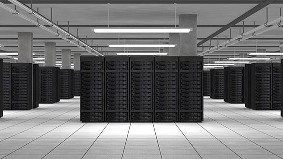 Data racks in a data center