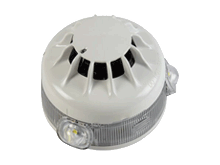 Optical and acoustic pedestal signaling device