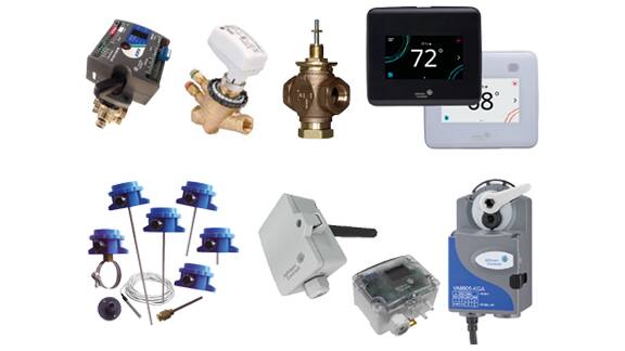 Johnson Controls actuators in display