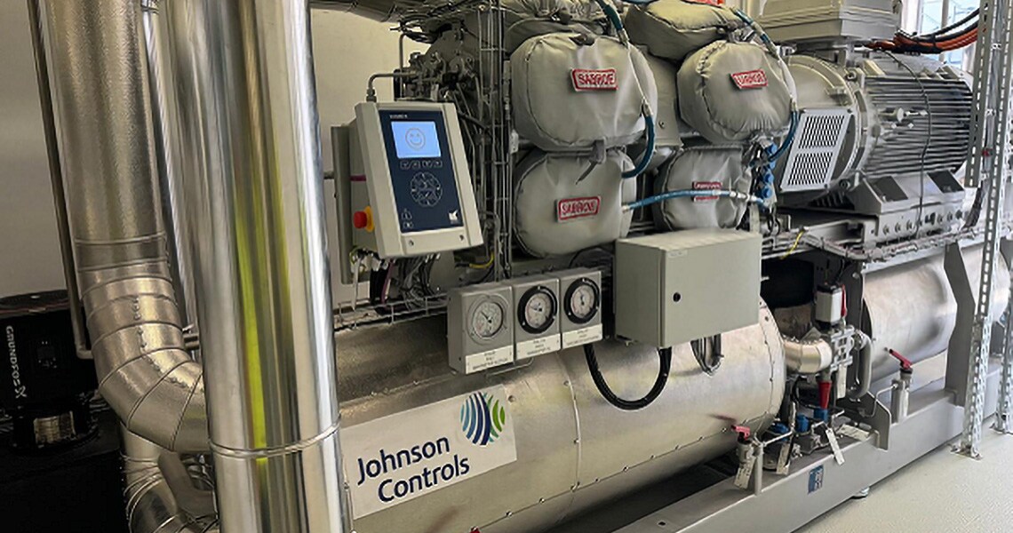 A heat pump by Johnson Controls