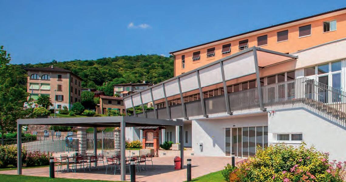 Exterior of Casa di Riposo Opera Charitas old age home