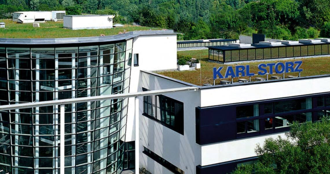 Exterior of an office building of Karl Storz