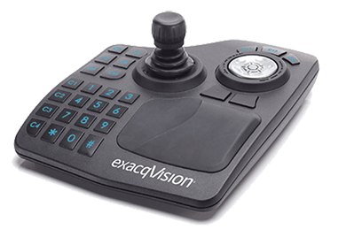 ExacqVision  surveillance keyboard