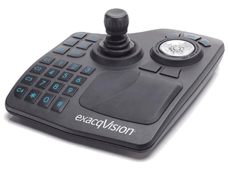 exacqVision Keyboard for Surveillance Systems